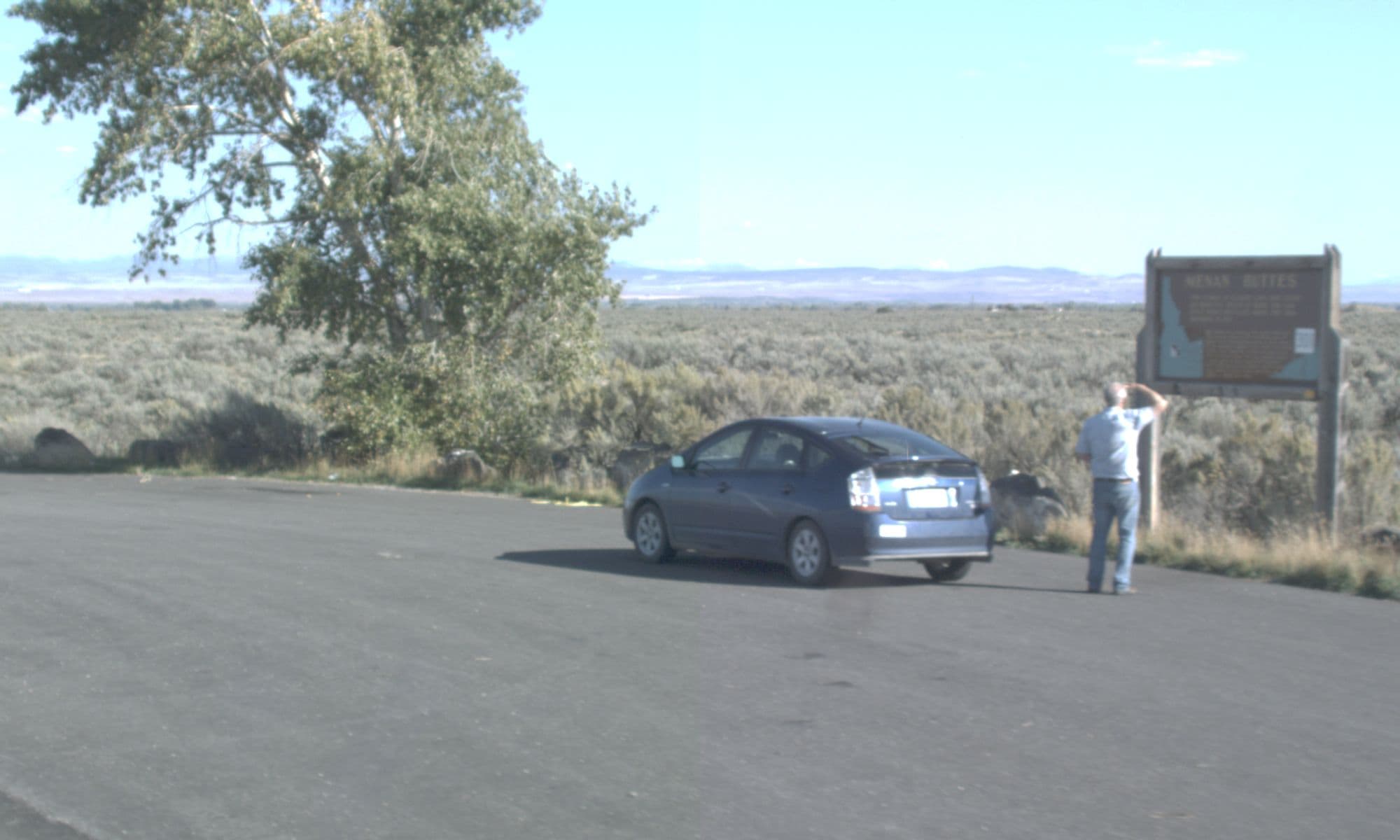 Menan Buttes historical marker
