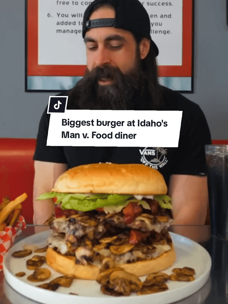 One Boise Diner’s Biggest Burger Has Only Been Beaten Once