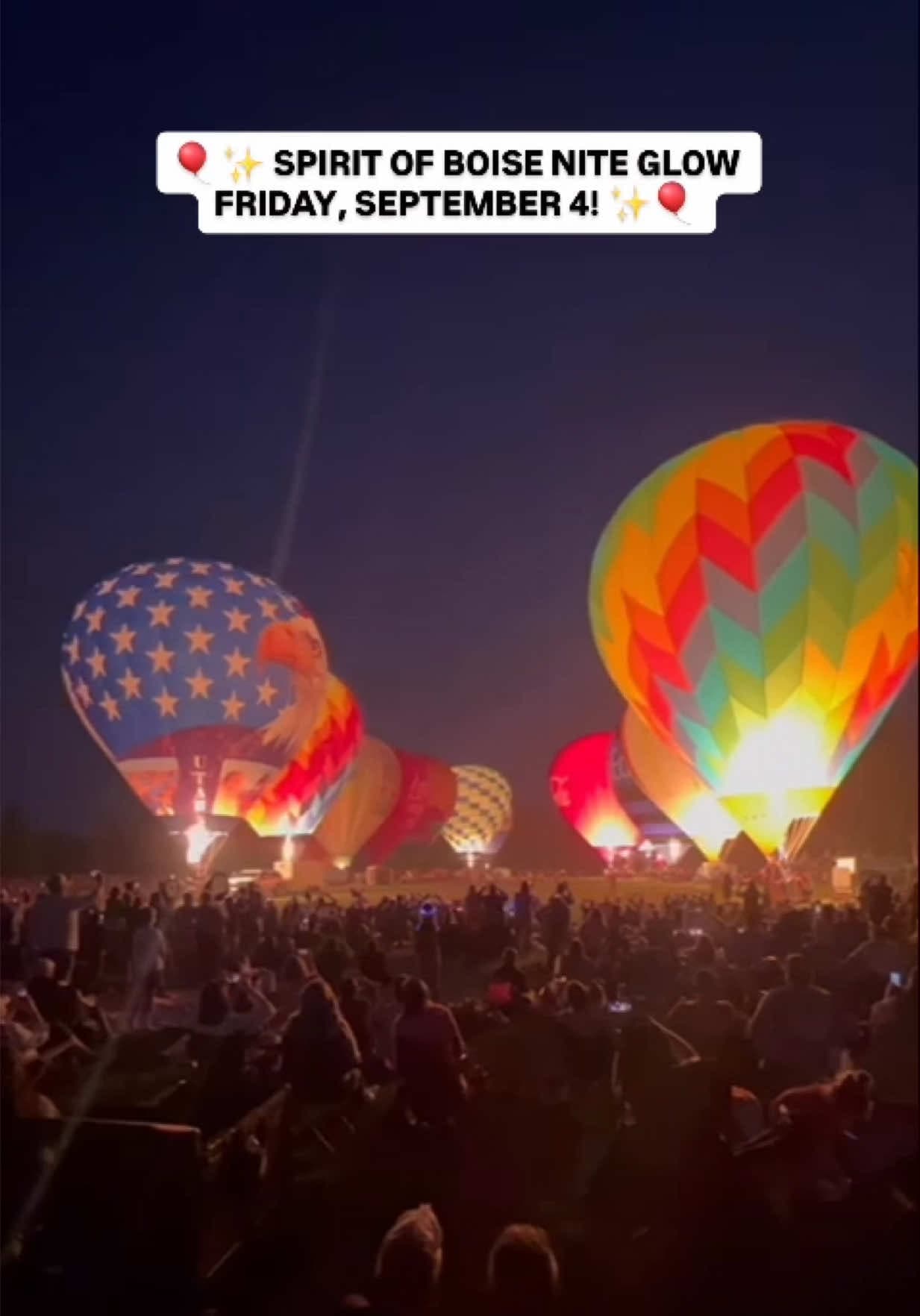 Hot Air Balloons Glow After Dark at Ann Morrison Park Tonight