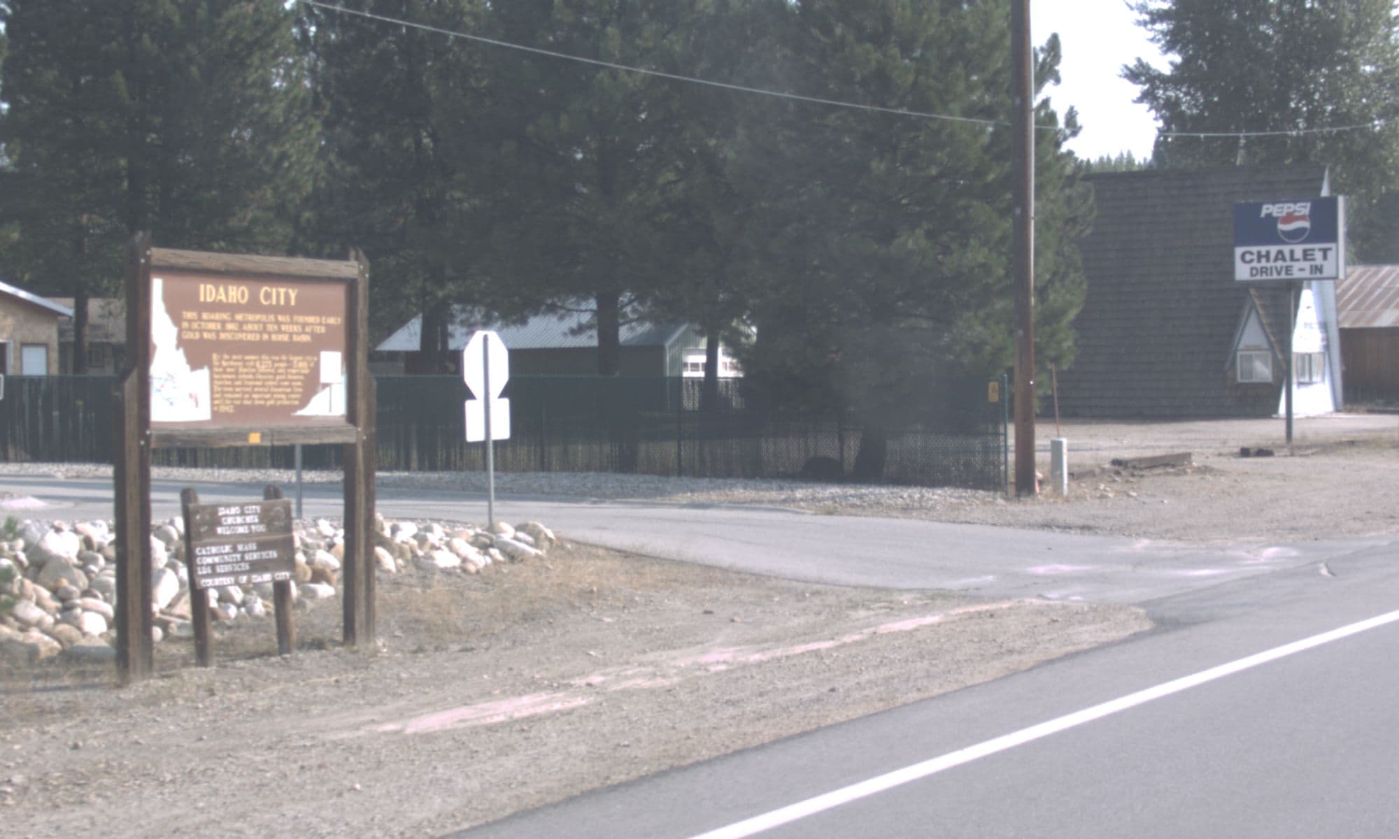 Idaho City historical marker