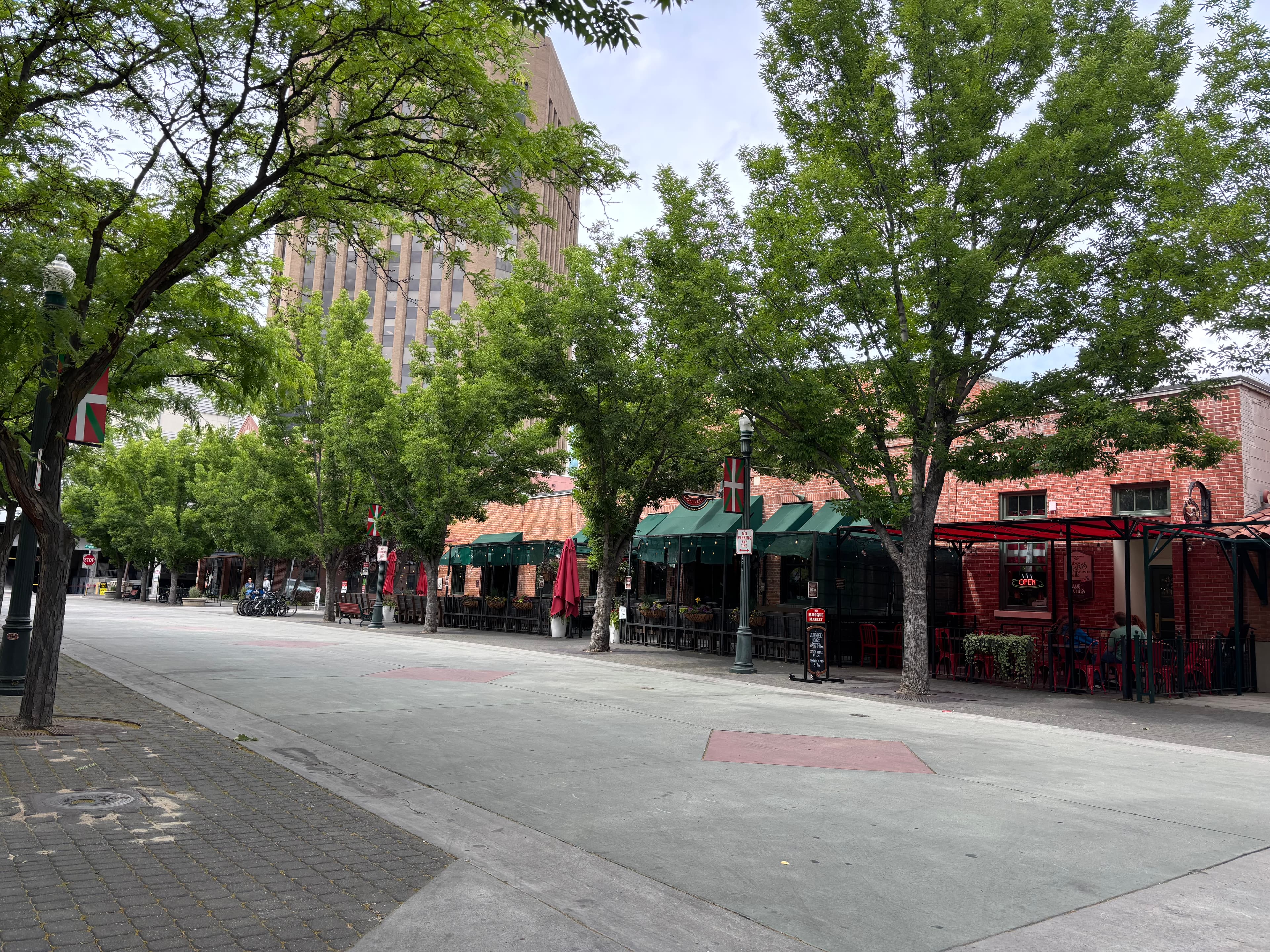 The Basque Block in downtown Boise