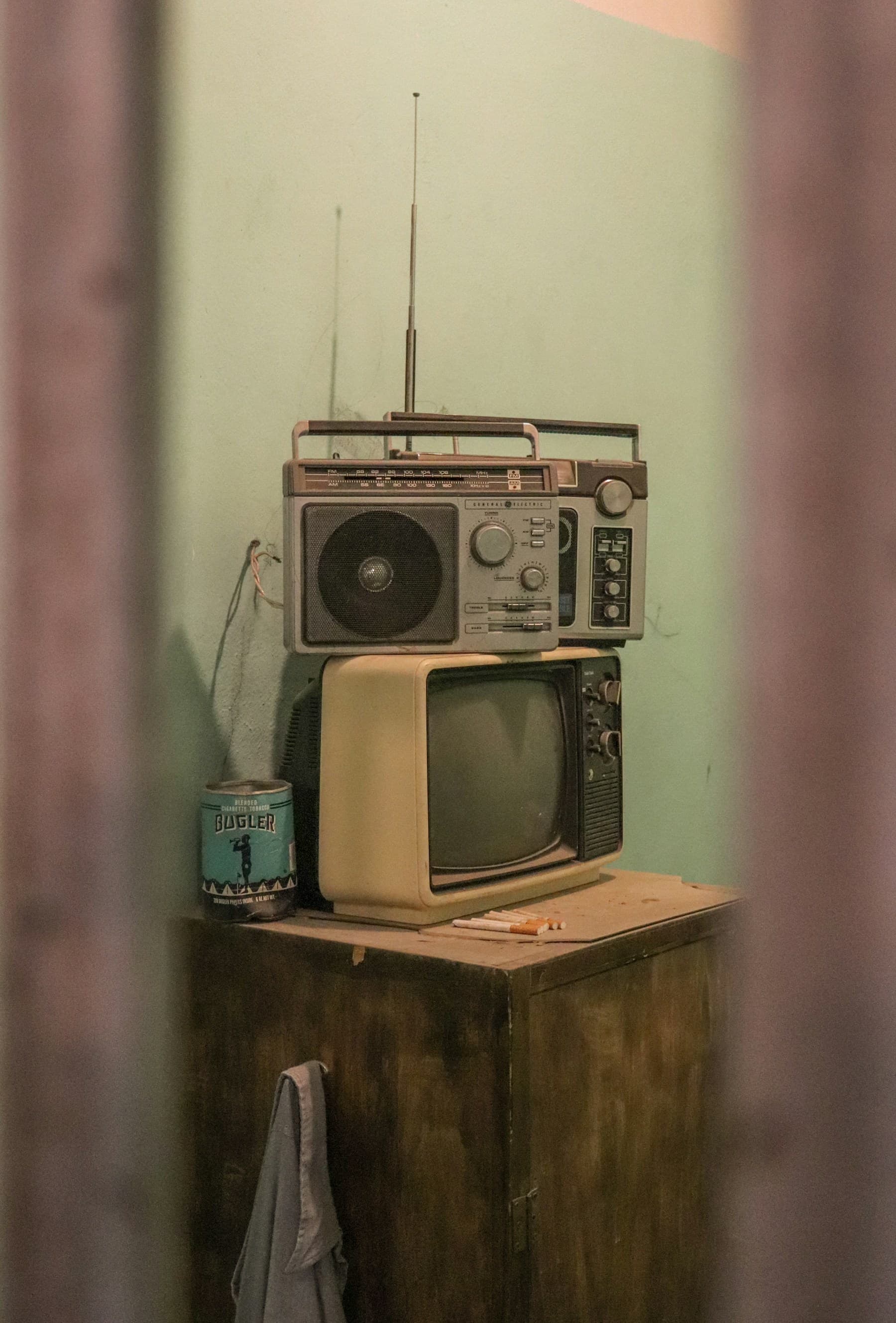 Old television inside the Old Idaho Penitentiary